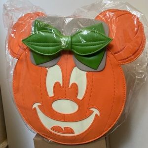 Minnie Mouse Glow in the Dark Pumpkin Mini Backpack